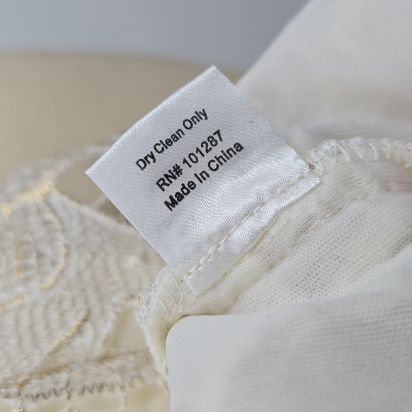 Alexia Admor Lace Sleeveless Ivory Cream Dress Size XL - Picture 8 of 9